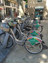 Avignon's colourful 'Boris-Bikes'